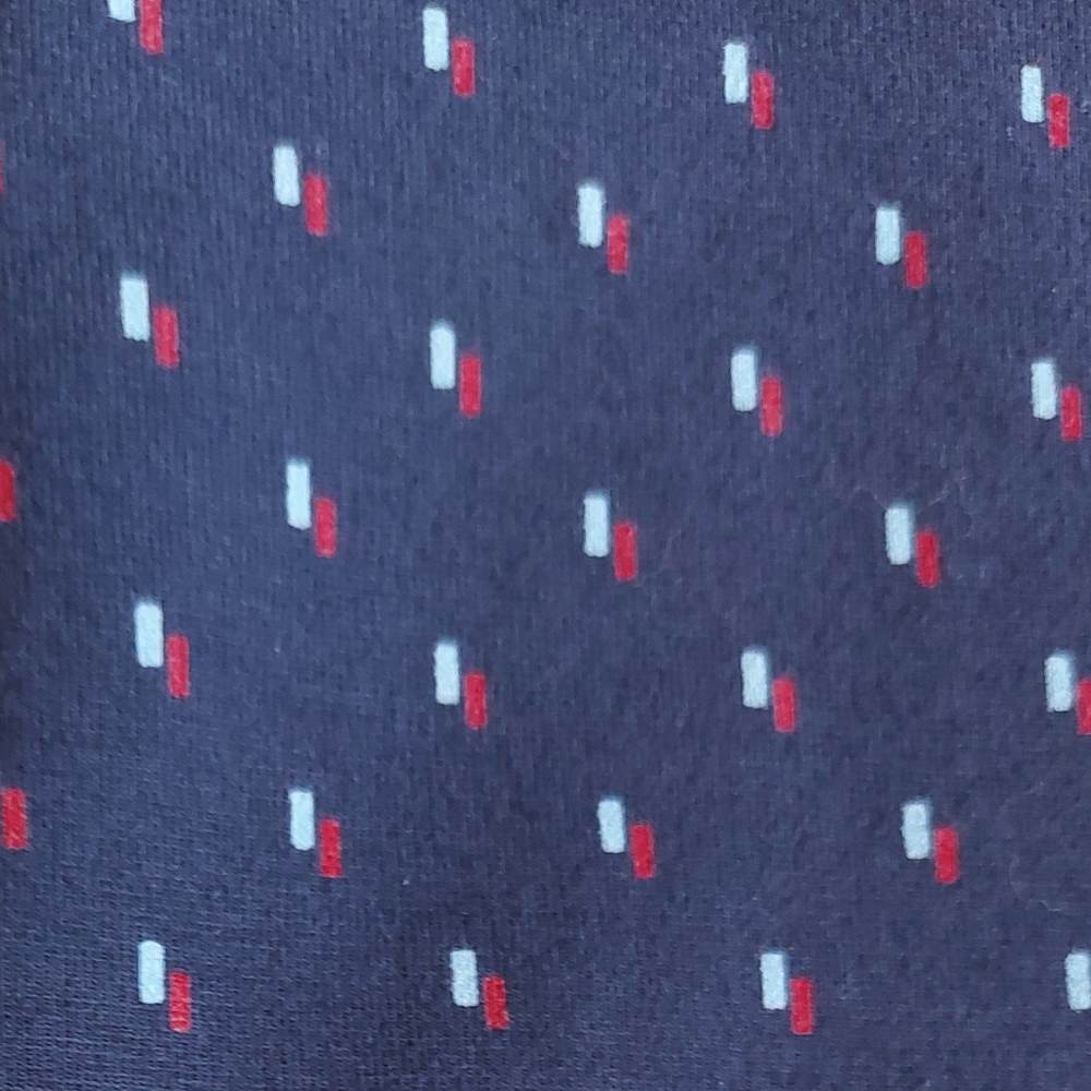 Betabrand Navy Geometric Print Yoga Dress Pants, Size M Long - Picture 9 of 9